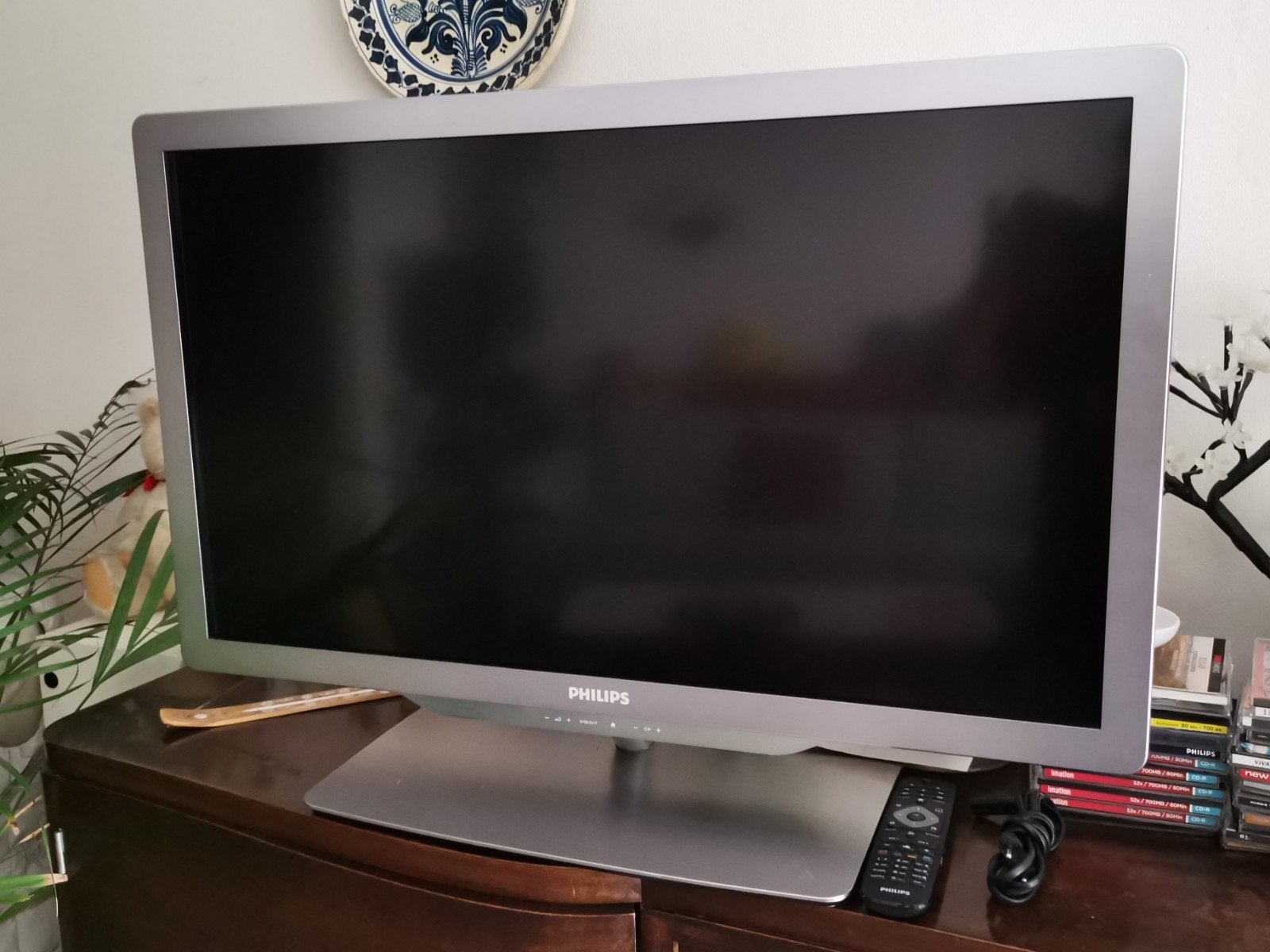PHILIPS 32PFL7606H Ambilight, 7000 serie flagship aluminium, Ophalen, Philips, 50 Hz, Zo goed als nieuw