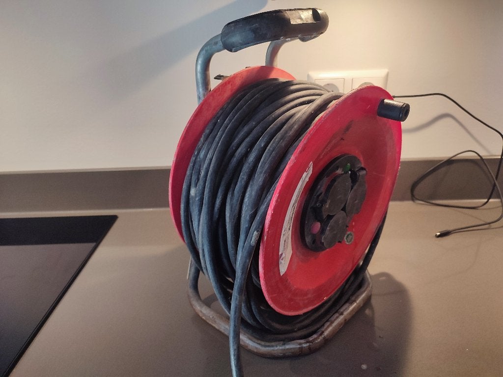 kabelhaspel 50 meter, Doe-het-zelf en Verbouw, Elektra en Kabels, Ophalen of Verzenden, Gebruikt, Dimmer