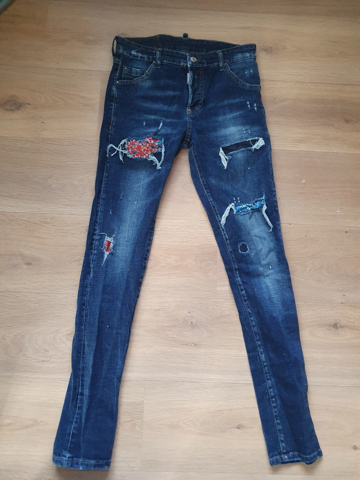 Dsquared2 Spijkerbroek Blauw Maat 44 Used Look, Kleding | Heren, Spijkerbroeken en Jeans, Dsquared2, Blauw, W32 (confectie 46) of kleiner