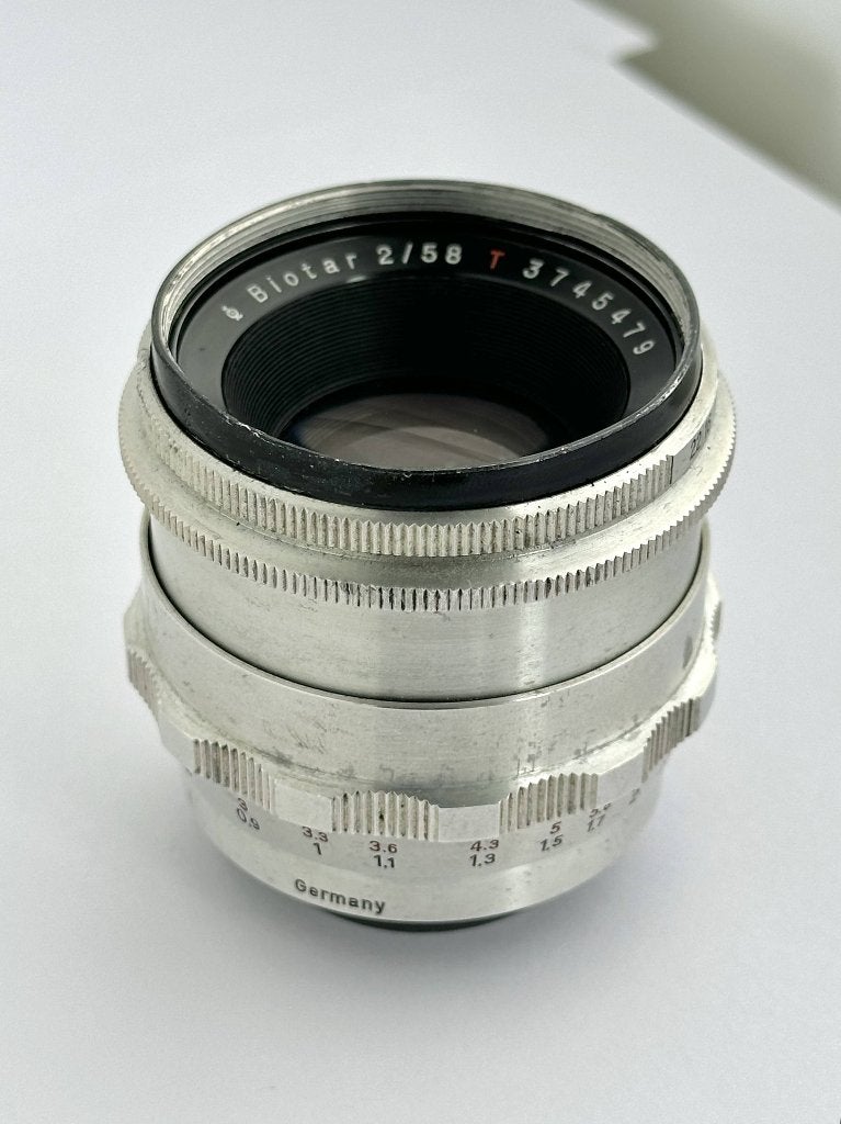 Rare Zeiss Biotar 58mm f2 m42, 12 aperture blades, Helios 44, Audio, Tv en Foto, Fotografie | Lenzen en Objectieven, Ophalen of Verzenden