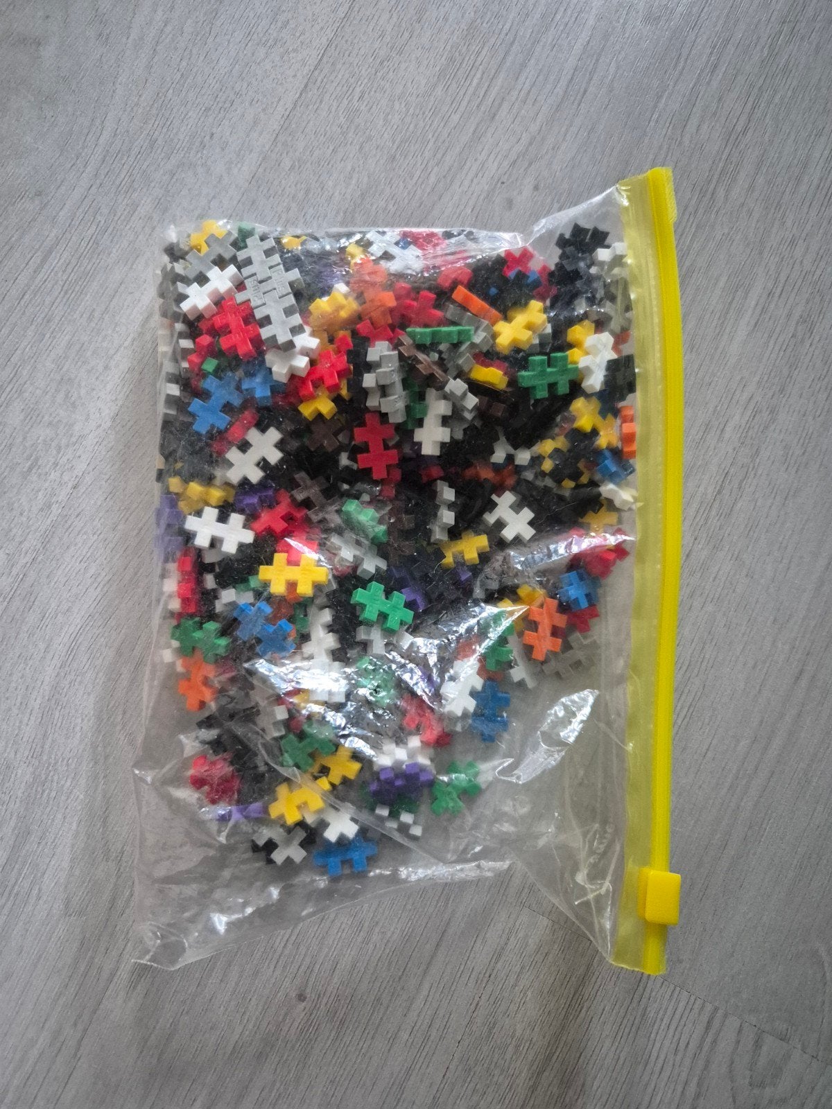 Zak vol Plus-Plus bouwsteentjes, diverse kleuren, Ophalen of Verzenden, Gebruikt, Overige merken