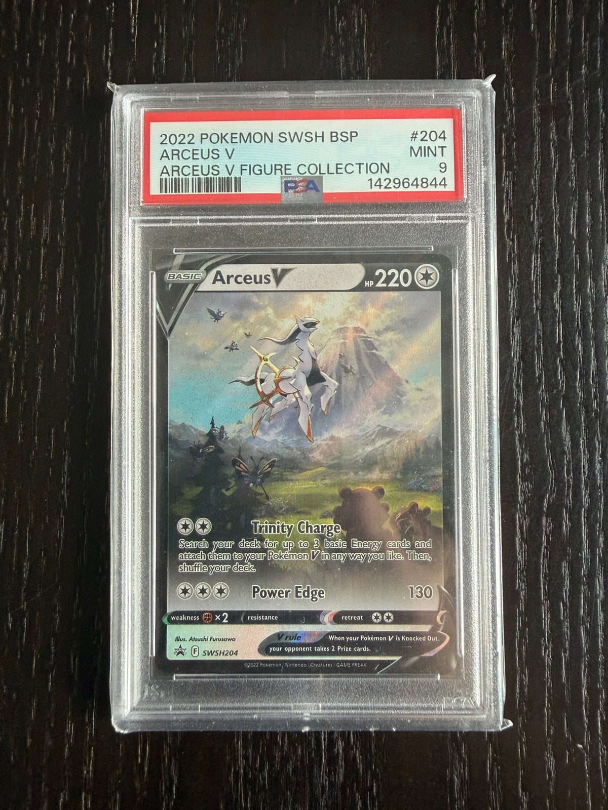 Arceus V #204 - PSA 9, Ophalen of Verzenden, Zo goed als nieuw