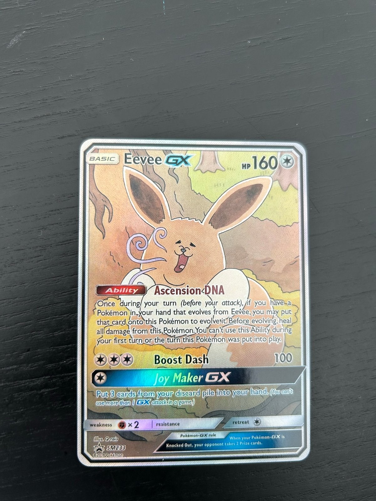 Pokémon Eevee GX SM233 Promo Kaart - Zo goed als nieuw, Hobby en Vrije tijd, Verzamelkaartspellen | Pokémon, Ophalen of Verzenden