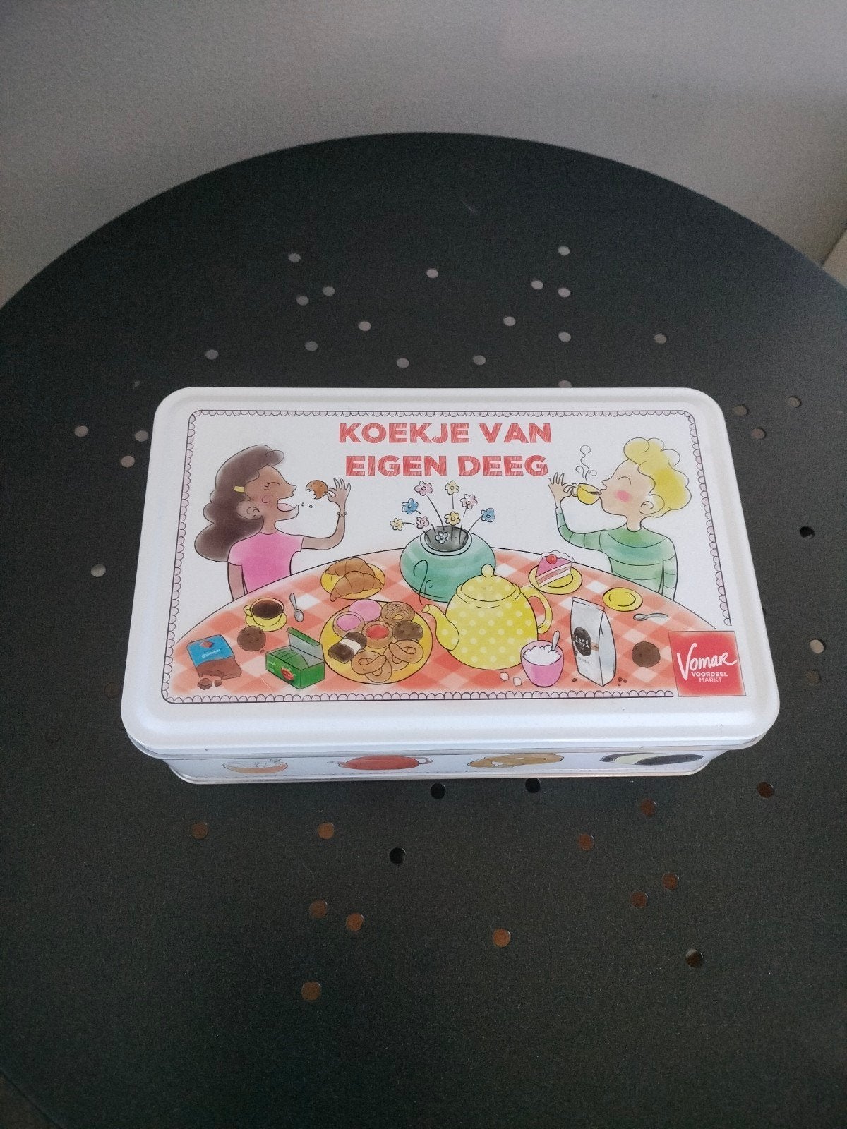 Koektrommel koekje van eigen deeg, Ophalen, Nieuw