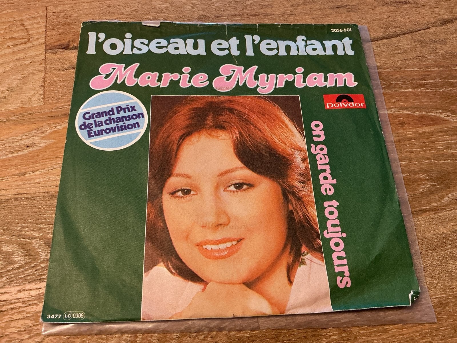 Marie Myriam - L'oiseau et l'enfant (Eurovision winnaar), Gebruikt, 7 inch, Pop, Overige typen