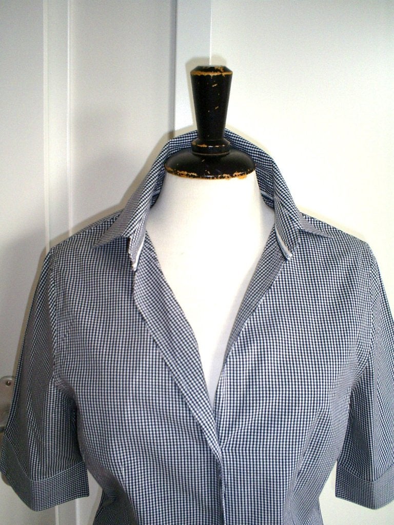 NIEUW __ STANFIELD zwart geruite blouse mt. S, Kleding | Dames, Zwart, Nieuw, Maat 36 (S), Stanfield