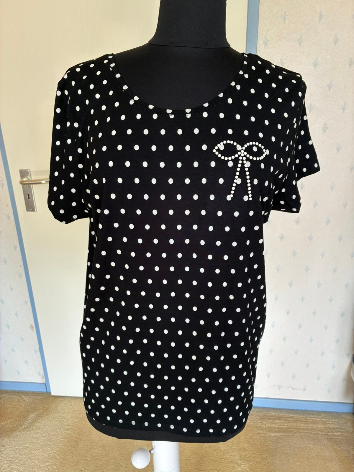 207 Nieuw shirt van Juffrouw Jansen in maat XXL, Verzenden, Zwart, Maat 42/44 (L), Nieuw