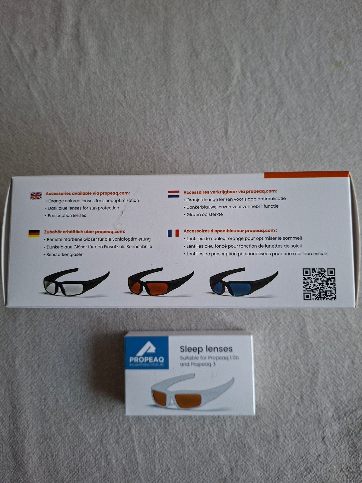 Propeaq Slaaplenzen - Oranje lenzen voor slaapoptimalisatie, Ophalen