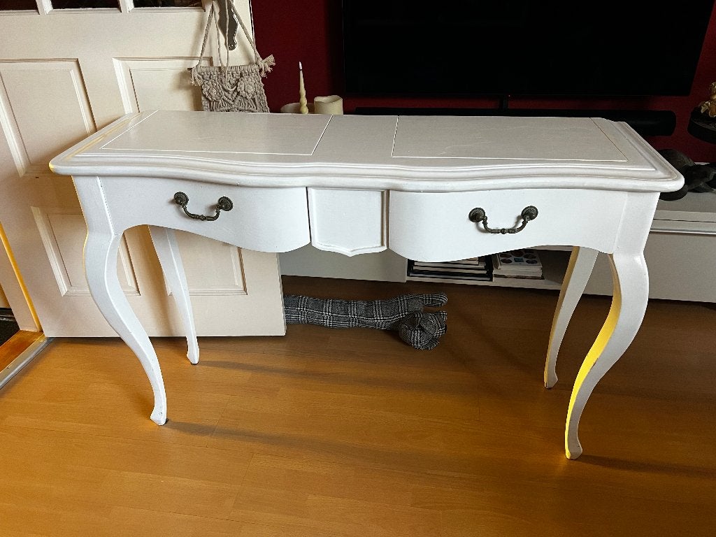 side tabel, Ophalen, 100 tot 150 cm, Zo goed als nieuw, Overige houtsoorten