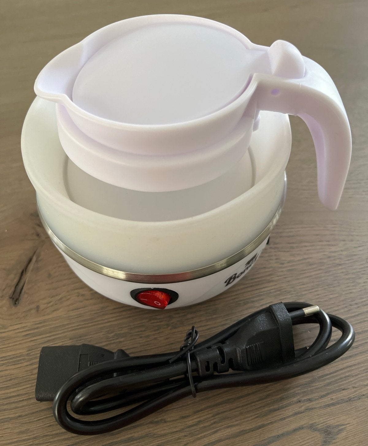 Compacte opvouwbare waterkoker - Ideaal voor reizen, Minder dan 1 liter, Ophalen of Verzenden, Nieuw