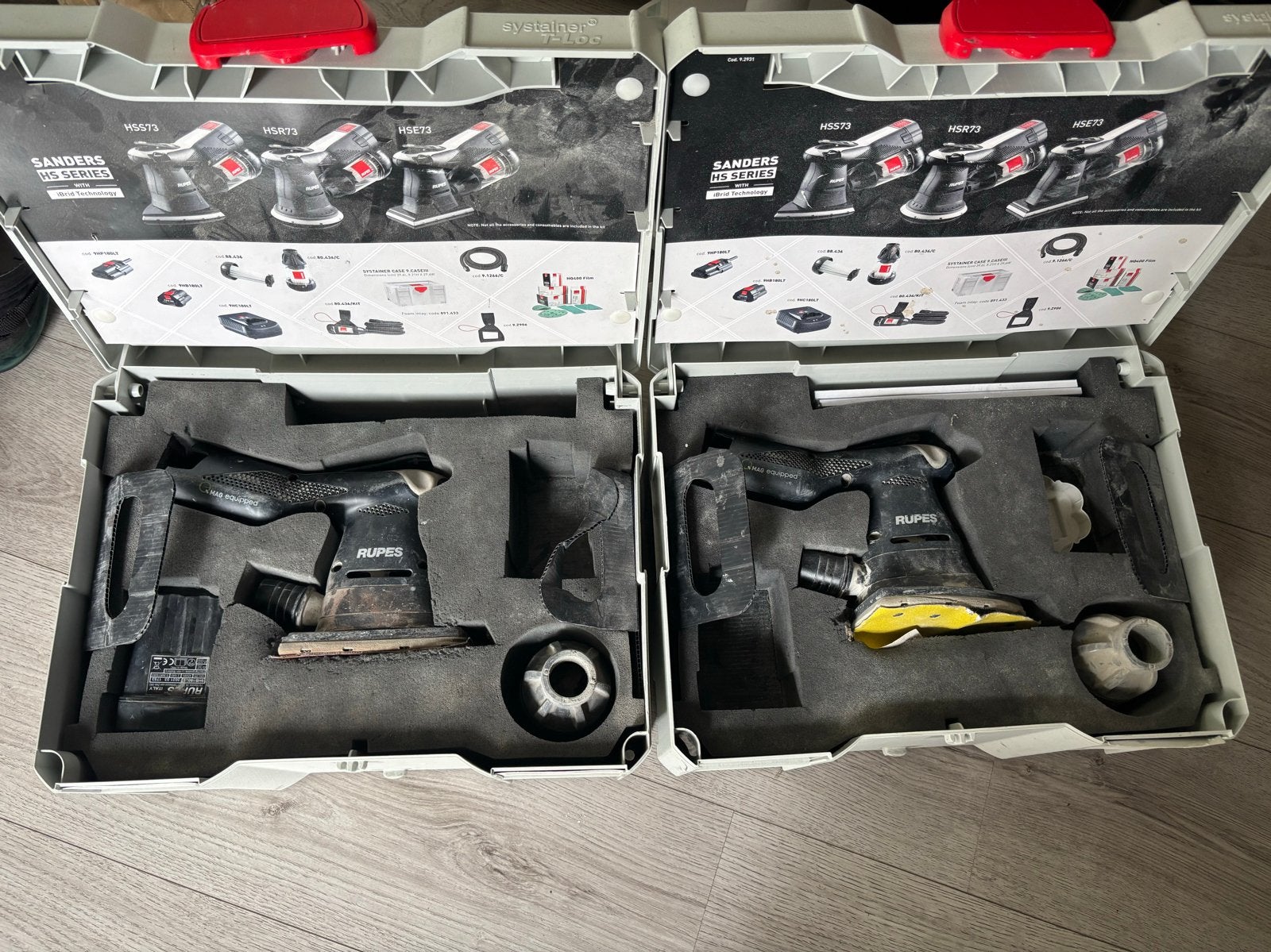 Rupes HS73 Schuurmachine Set - Zo goed als nieuw, Ophalen of Verzenden, Zo goed als nieuw, Minder dan 600 watt, Overige typen