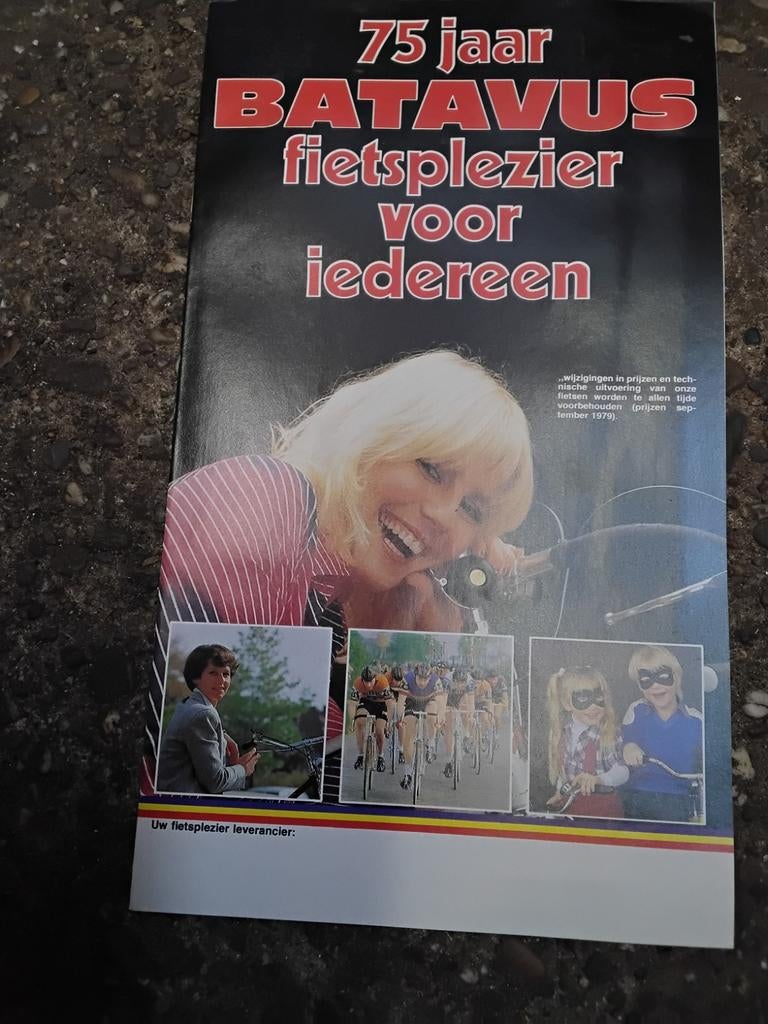 BATAVUS 75 JAAR FOLDER, Ophalen of Verzenden