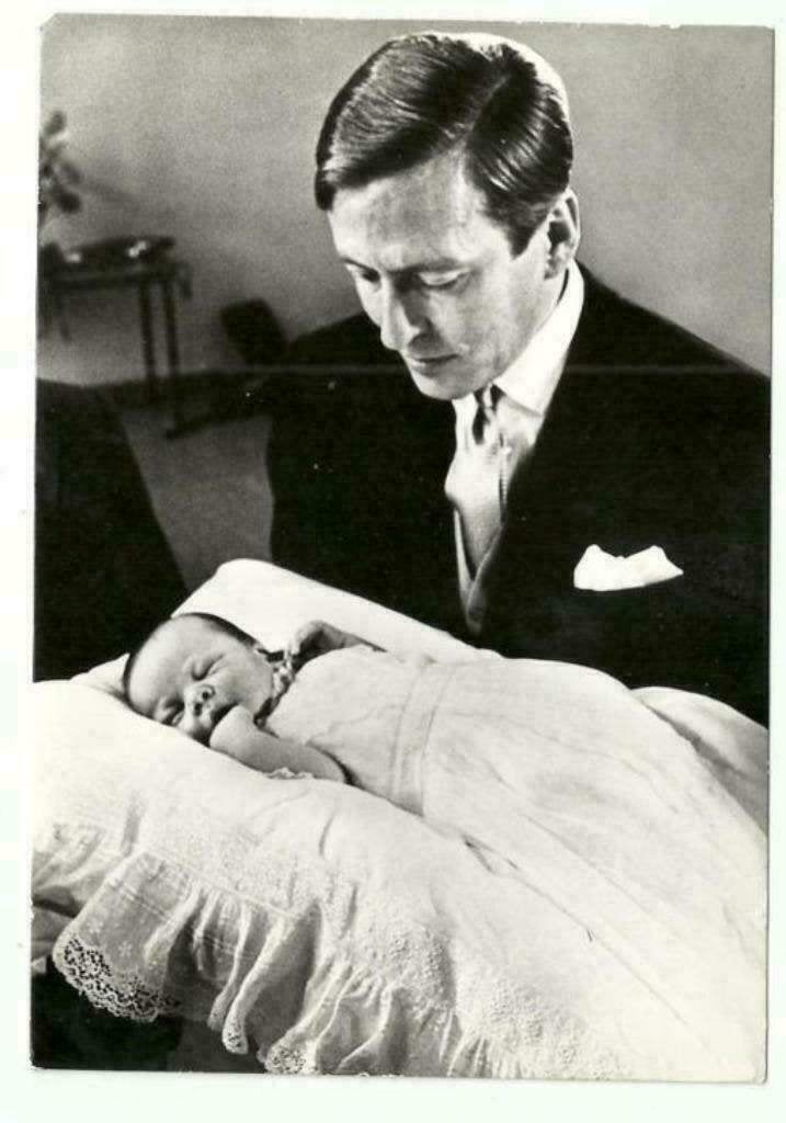 Z.K.H. Prins Claus met Prins Johan Friso, Verzenden, Zo goed als nieuw, Nederland, Kaart, Foto of Prent