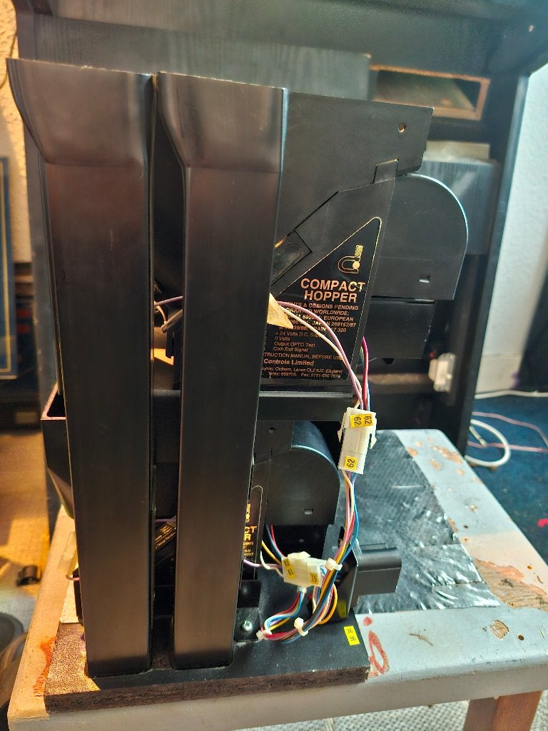 Titel: Coin Controls Compact Hopper 24V  dubbele muntkokers, Verzamelen, Euro, Ophalen of Verzenden, Gebruikt