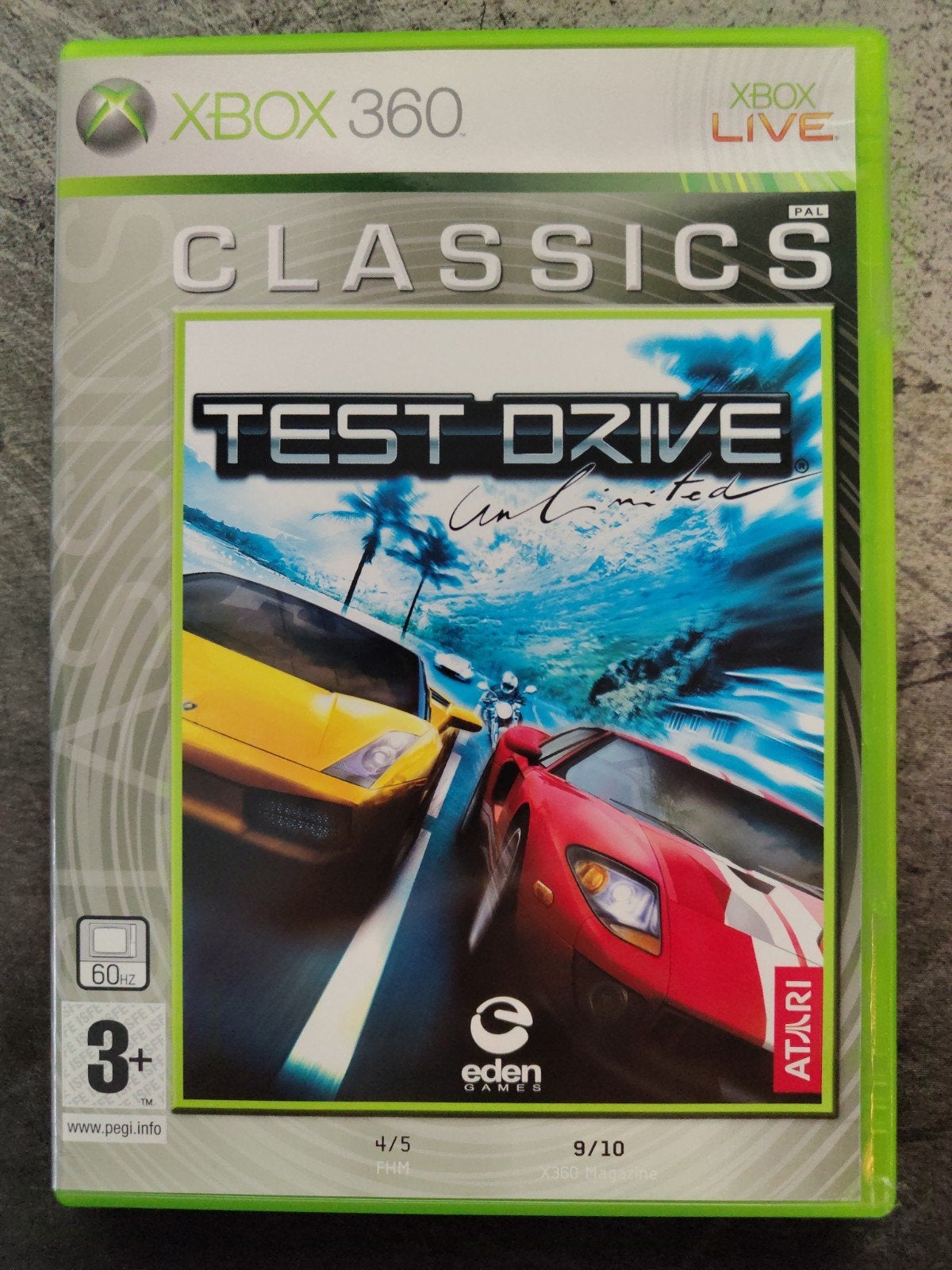 Test Drive: Unlimited - Classics - Xbox 360 - CIB, Gebruikt, Racen en Vliegen, Ophalen of Verzenden, 3 spelers of meer