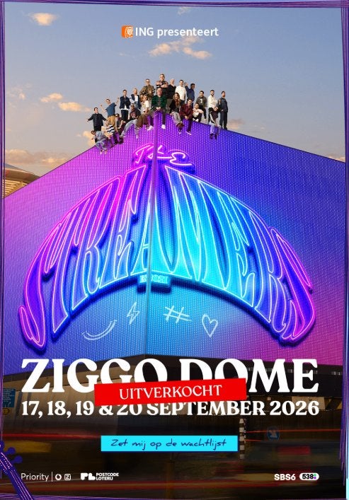 2 concerttickets the streamers 20 September 2026, Twee personen