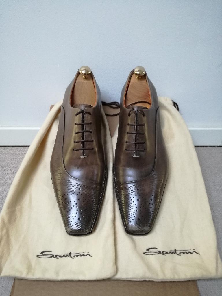 Santoni Heren veterschoenen maat 6,5 in bruin (i.z.g.st), Kleding | Heren, Schoenen, Bruin, Verzenden, Santoni, Gedragen