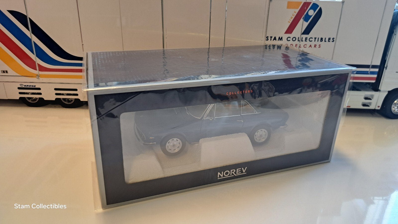 Norev Lancia Fulvia 3 Blue - 1975, Auto, Norev, Ophalen of Verzenden, Zo goed als nieuw