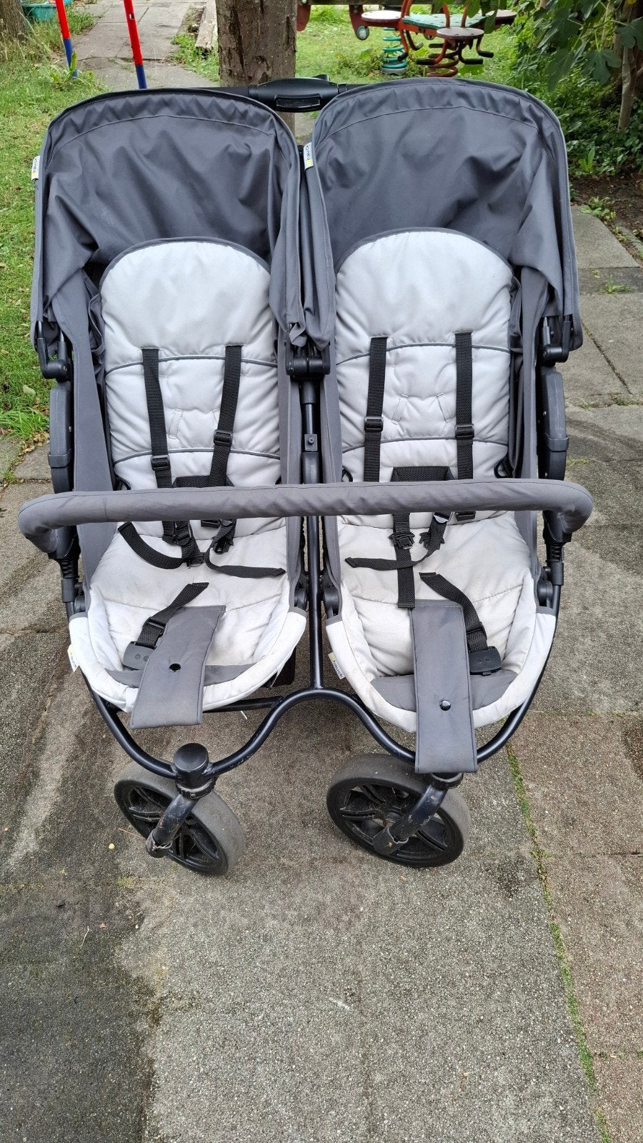 Hauck fun for kids tweelingwagen, Ophalen, Gebruikt, Kinderwagen of Buggy