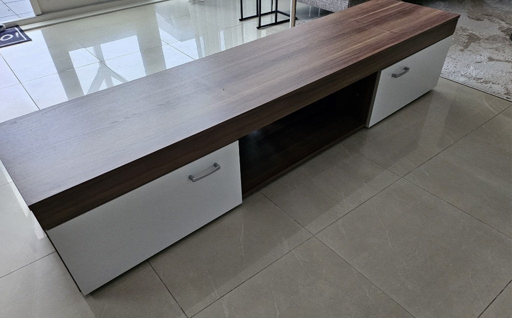 TV meubel, Ophalen, 150 tot 200 cm, Zo goed als nieuw, Minder dan 100 cm