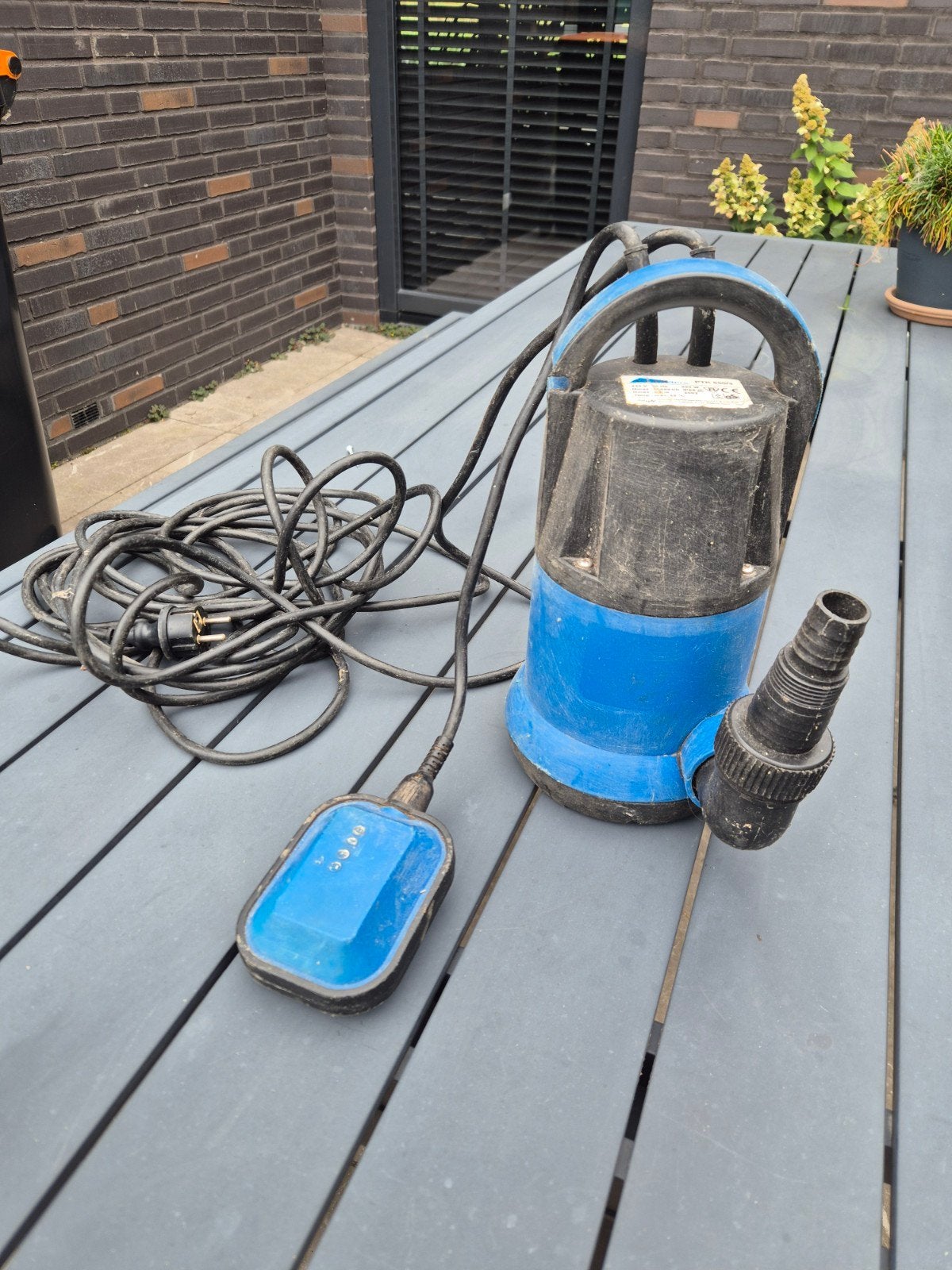 Parkside Dompelpomp PTK 550/3 - 10000 l/h, Ophalen, Gebruikt, Elektrisch, Dompelpomp