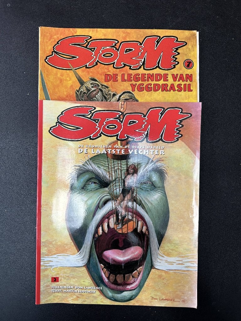 2 Storm stripboeken, Boeken, Gelezen, Don Lawrence, Martin Lodewijk, Ophalen of Verzenden, Meerdere stripboeken