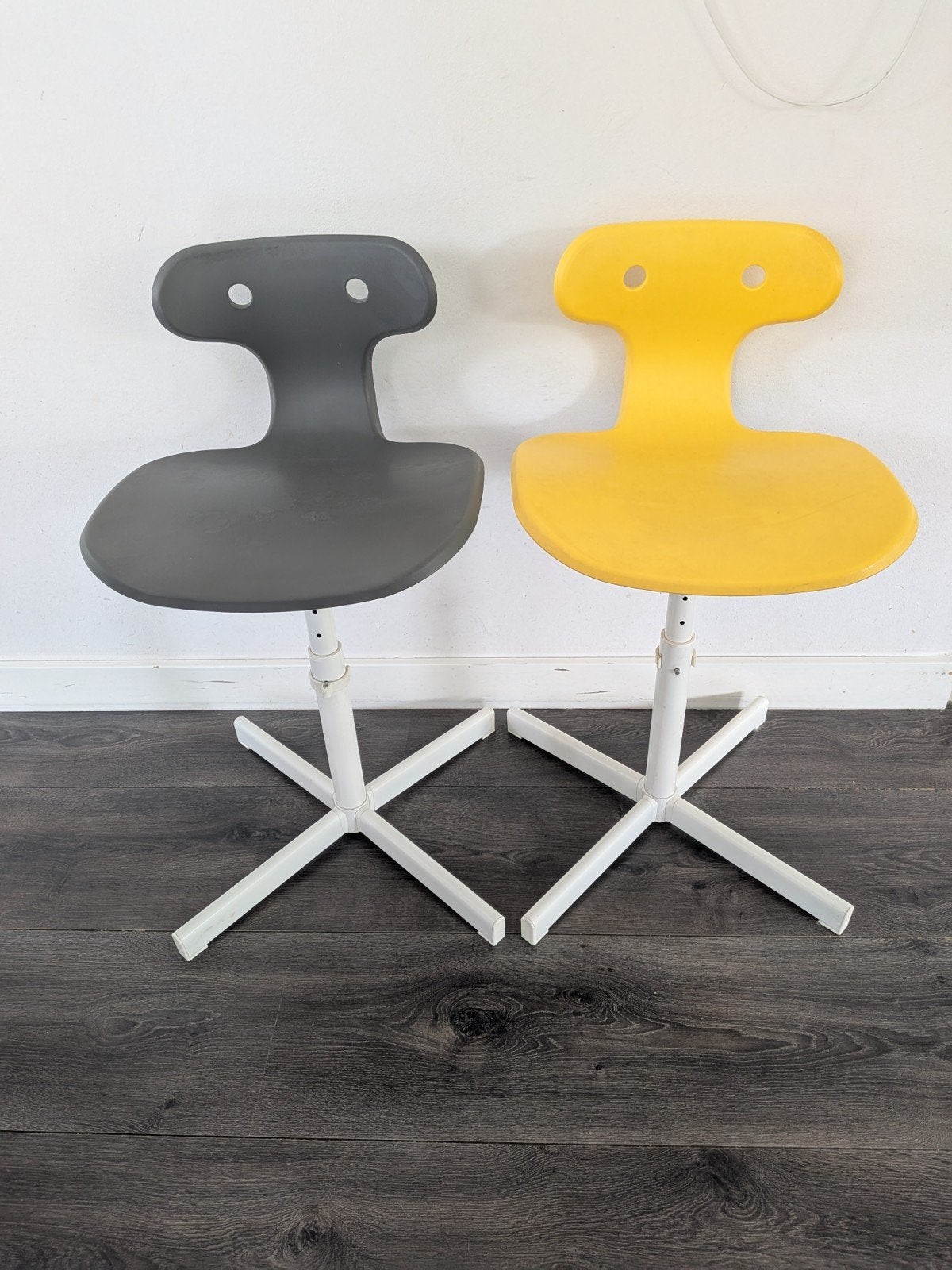 IKEA Molte Bureaustoelen - Set van 2, Ophalen, Gebruikt, Grijs, Bureaustoel