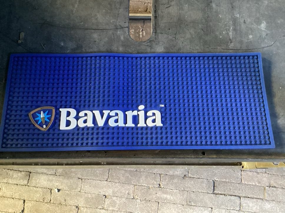Bavaria barmat rubber, Ophalen of Verzenden, Zo goed als nieuw, Bavaria