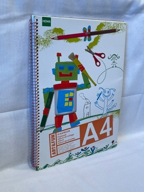 Nr.211: Scrapboek, plakboek, tekenboek, Ophalen of Verzenden, Nieuw, Album of Boek
