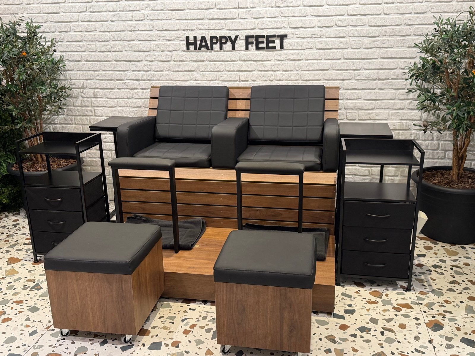 Luxe Pedicure Stoelen Set - duo, Ophalen