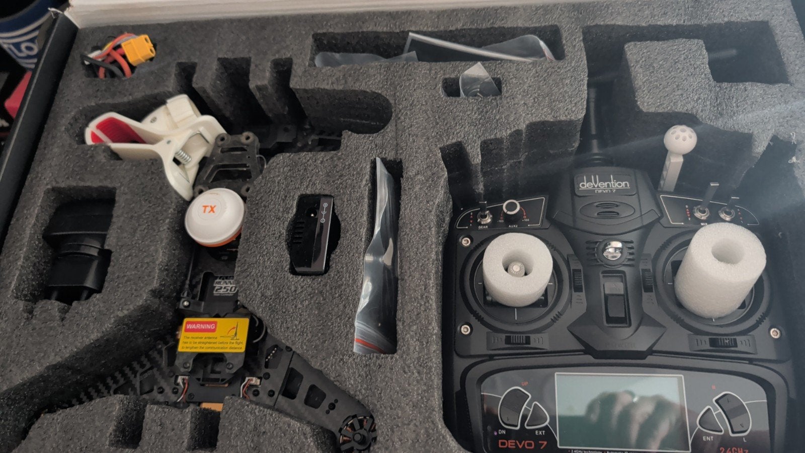 Walkera Runner 250 FPV Race Drone + Devo 7 Zender | Compleet, Ophalen