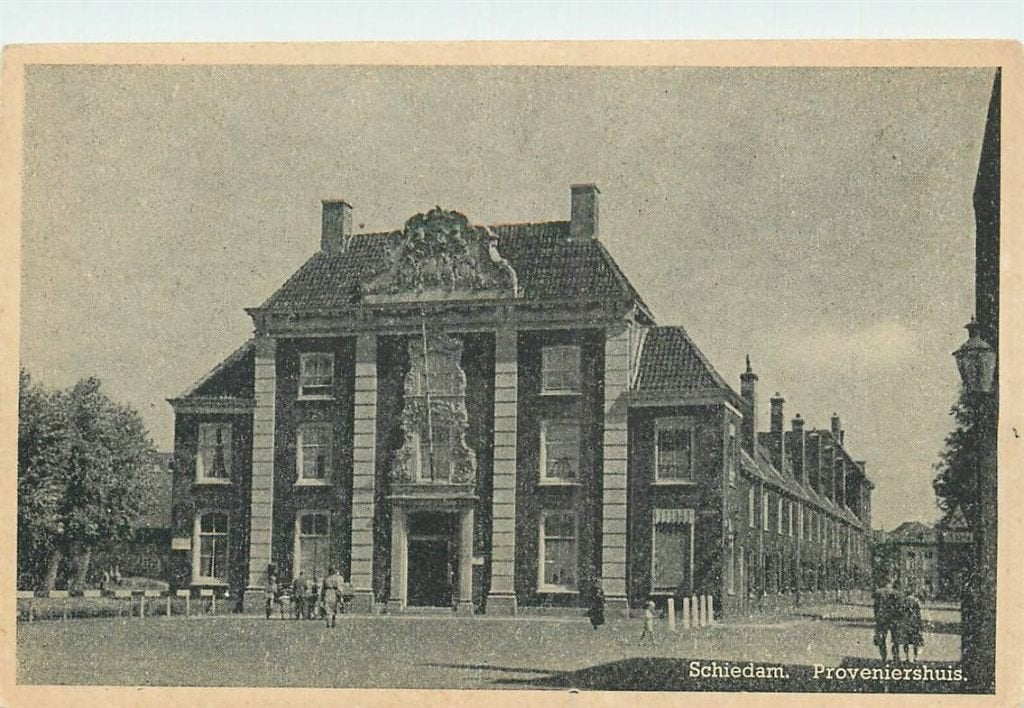 388-508-015 Schiedam Proveniershuis, Verzenden, Voor 1920, Zuid-Holland