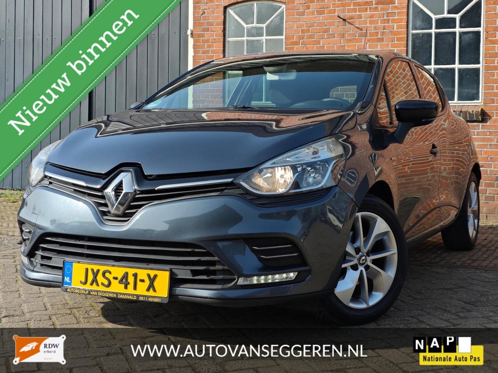 Renault Clio 0.9 TCe Limited / Garantie / Cruise / Clima /, Voorwielaandrijving, 898 cc, Gebruikt, Blauw