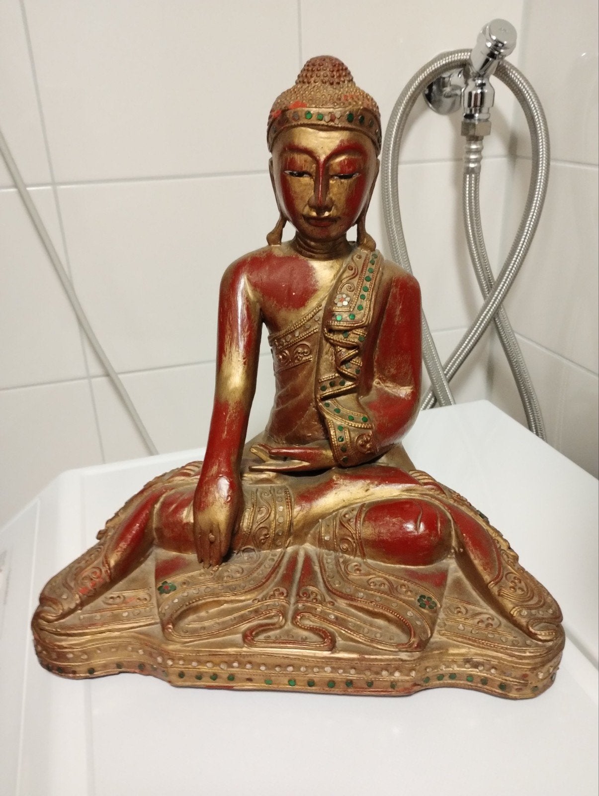 Oud birmees Mandalay buddha, Ophalen of Verzenden