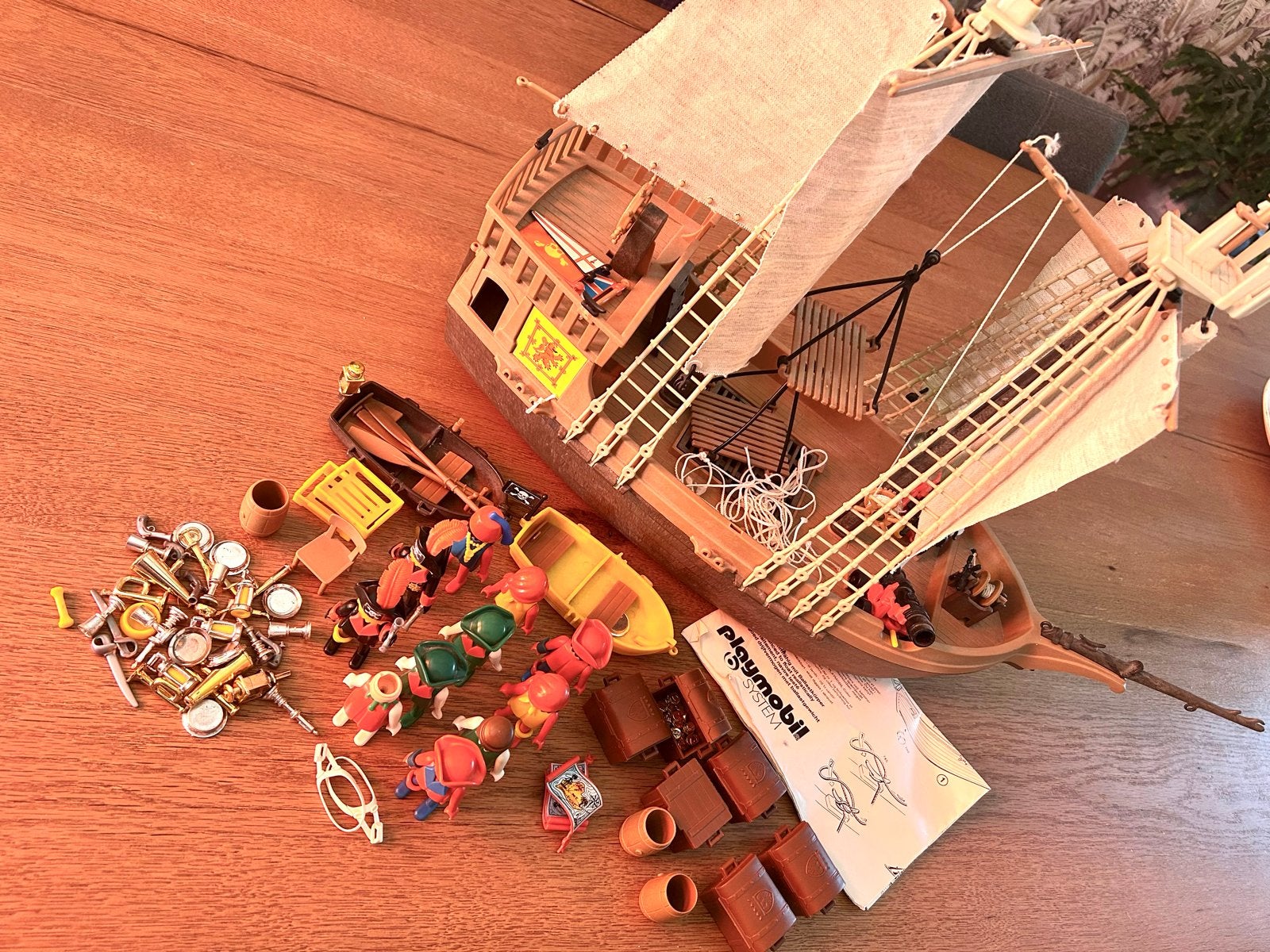 Playmobil Piratenschip 3550 (incompleet en kleine gebreken), Kinderen en Baby's, Speelgoed | Playmobil, Ophalen, Pirates, Gebruikt