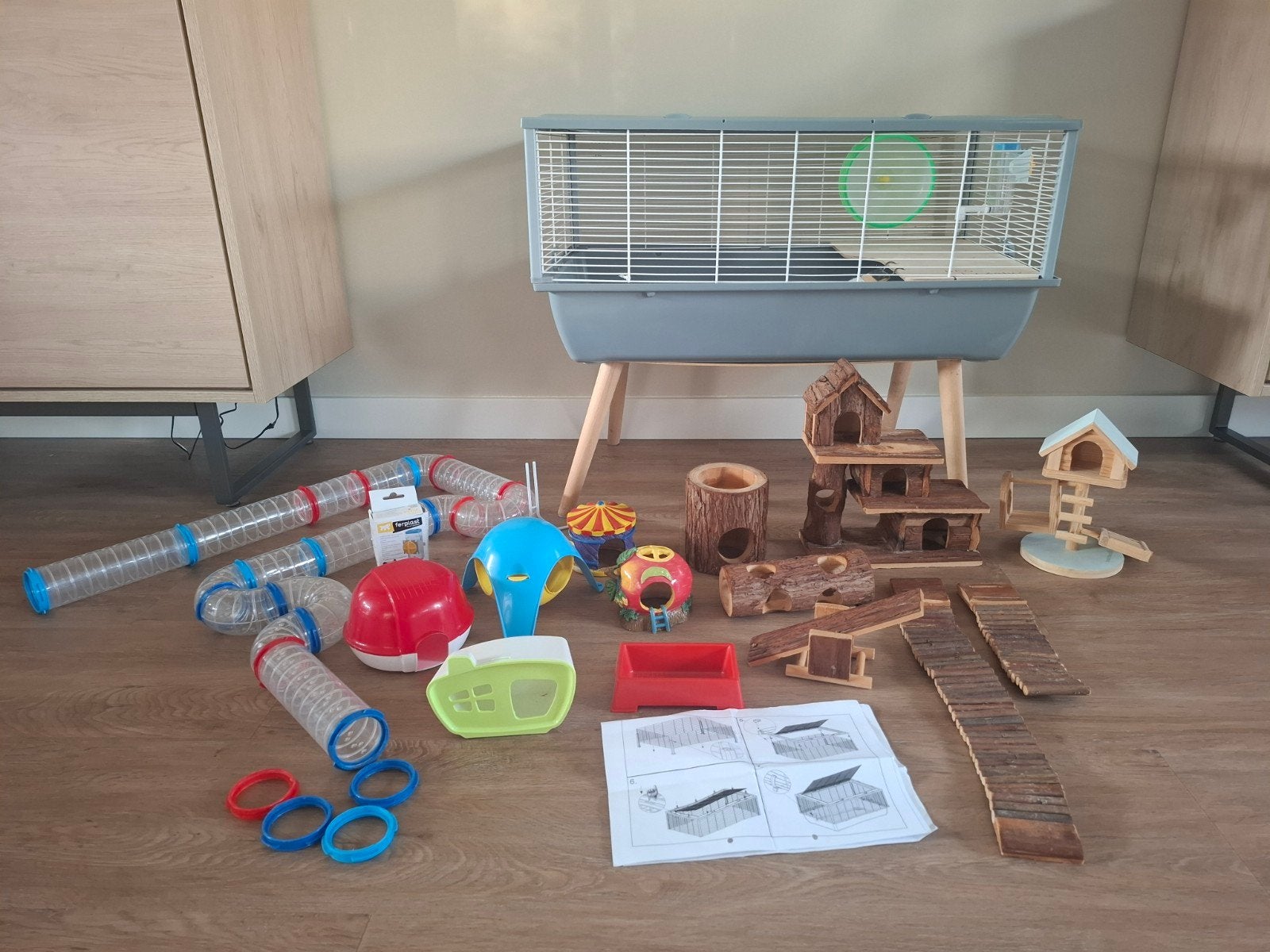 Hok knaagdieren kooi Neo by Zolux hamster / cavia / rat, Kooi, Gebruikt, Rat, 75 tot 110 cm
