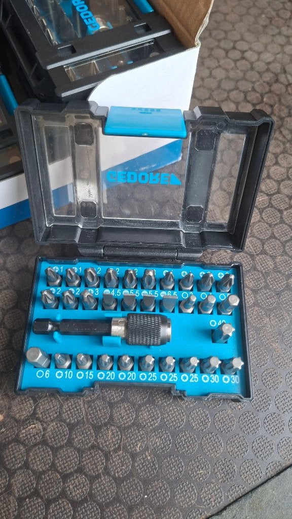 Gedore 666-032-A Bitset Torx Kruis enz... 32 delig! NIEUW!!!, ., Nieuw, Ophalen of Verzenden, .