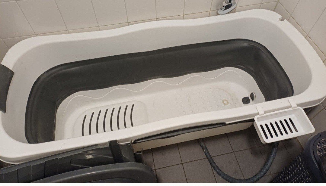 opvouwbaar bad, Ophalen, 100 tot 150 cm, Zo goed als nieuw, Minder dan 100 cm
