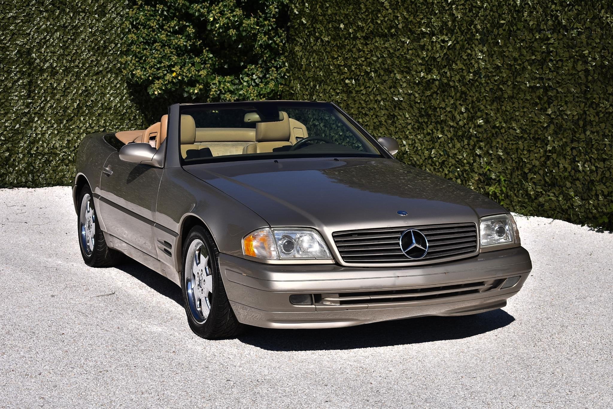 SL500 5.0L V8, Auto's, Automaat, Stof, Gebruikt, Cabriolet