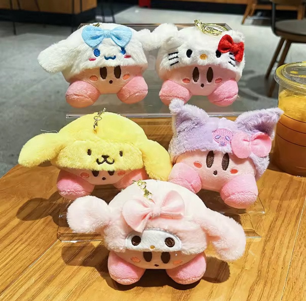 Melody Sanrio Kirby Knuffel Sleutelhangers Diverse Karakter, Ophalen, Overige merken, Overige karakters, Overige typen