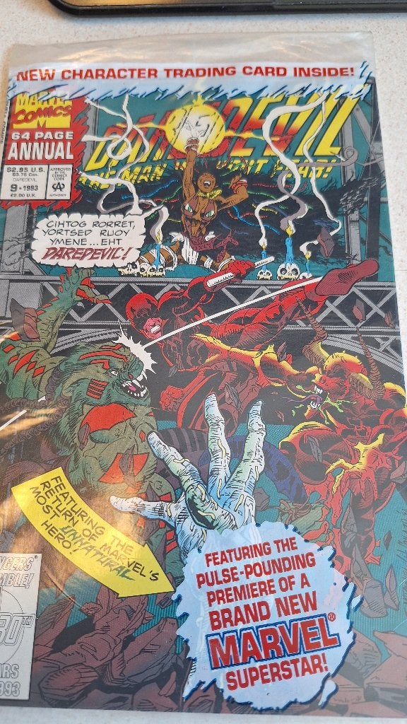 Daredevil Annual 1993 Marvel Comics incl trading card, Eén comic, Amerika, Marvel Comics, Ophalen of Verzenden