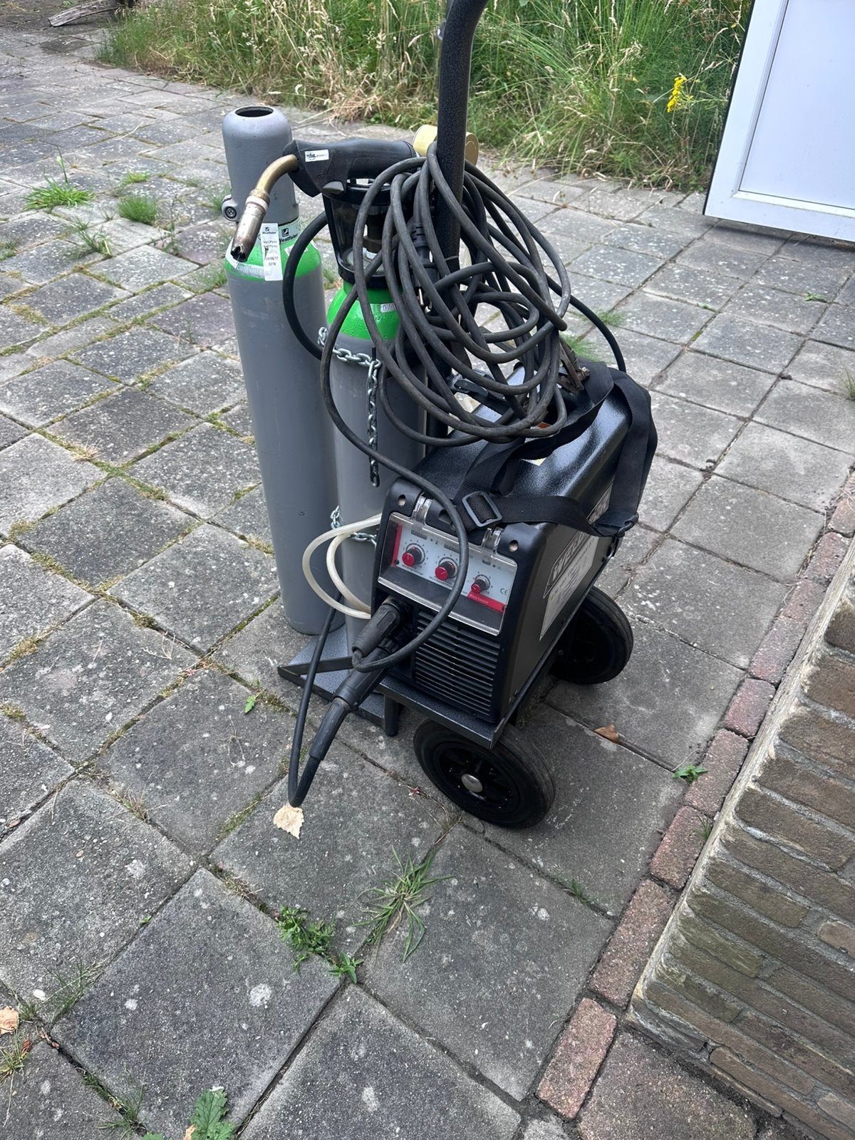 Weldkar WK MIG 2125. Compleet!  Nieuwstaat! Met kar en 2 gas, Ophalen, Zo goed als nieuw, 250 ampère of meer, Co2