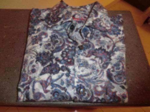 Paisley overhemd Signum, Verzenden, Zo goed als nieuw, Blauw