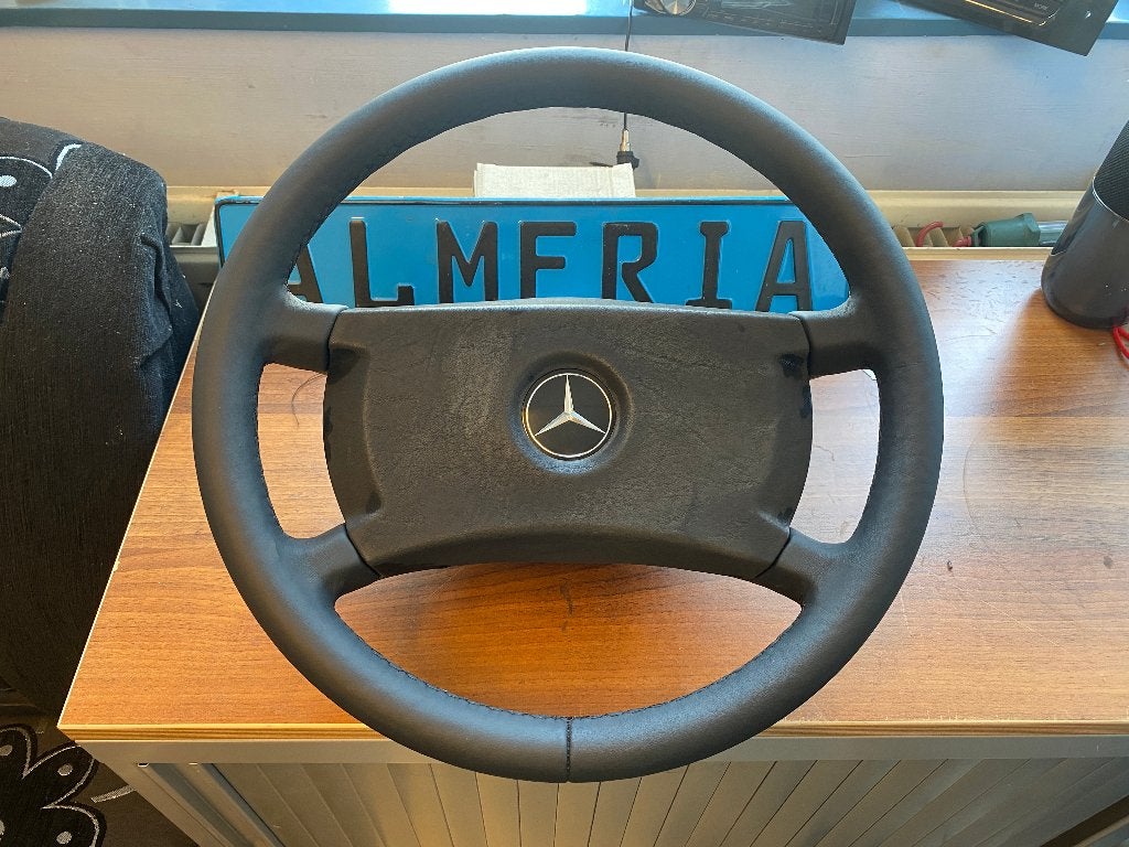 Stuur leder W201, W124, W123, W126 w107 Leer bekleed Nieuw!, Auto-onderdelen, Besturing, Ophalen, Gebruikt, Mercedes-Benz