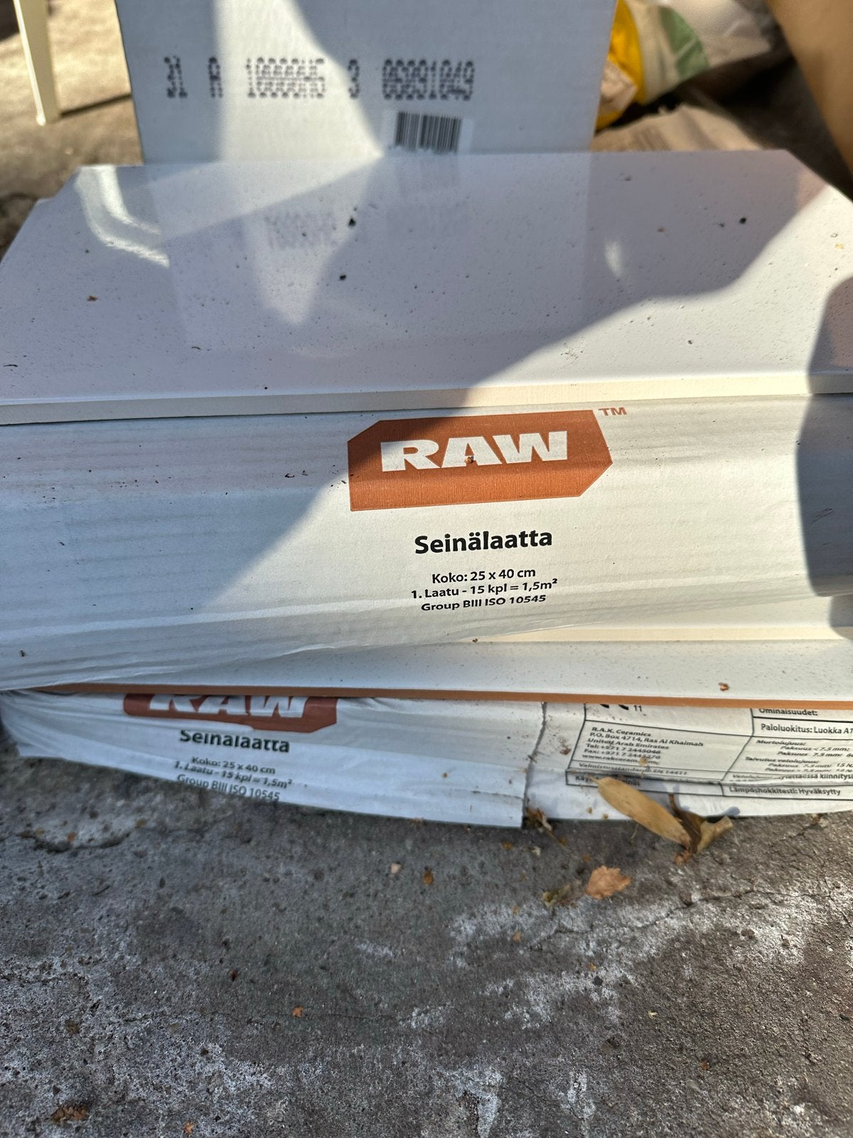 Nieuwe RAW wandtegels 25x40 cm voor badkamer, Ophalen, Nieuw, 20 tot 40 cm, Minder dan 5 m²