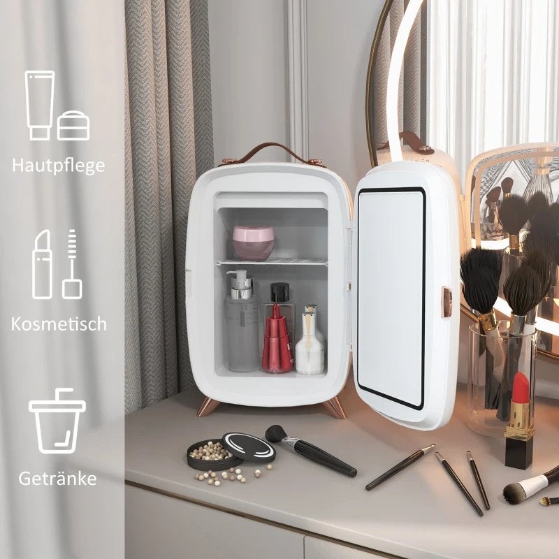 Mini Koelkast met LED Spiegel - Huidverzorging & Make-up, Ophalen of Verzenden, Nieuw