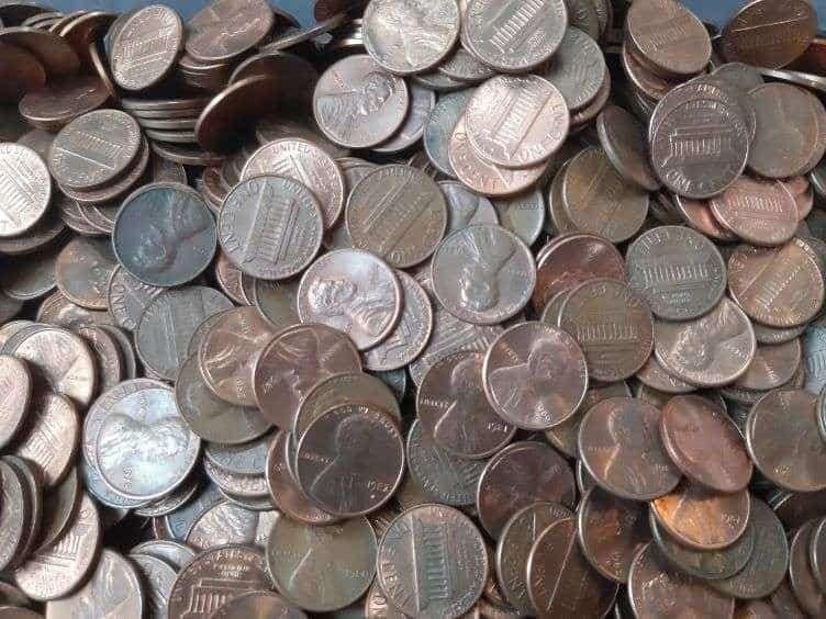 9 Kilo Verenigde Staten pennies, Ophalen of Verzenden, Noord-Amerika, Setje