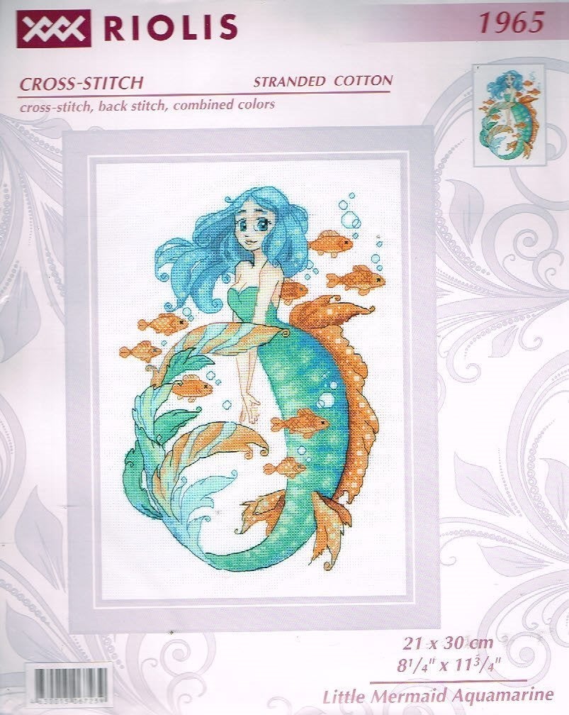 Cado OPRUIMING riolis borduurpakket LITTLE MERMAID A. 1965, Ophalen of Verzenden, Nieuw, Handborduren, Borduurpakket