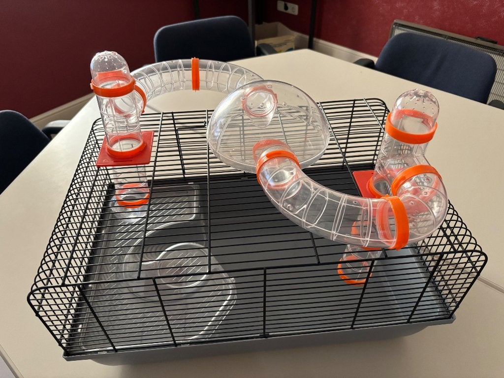 Hamsterkooi, Dieren en Toebehoren, Kooi, Gebruikt, Minder dan 75 cm, Hamster