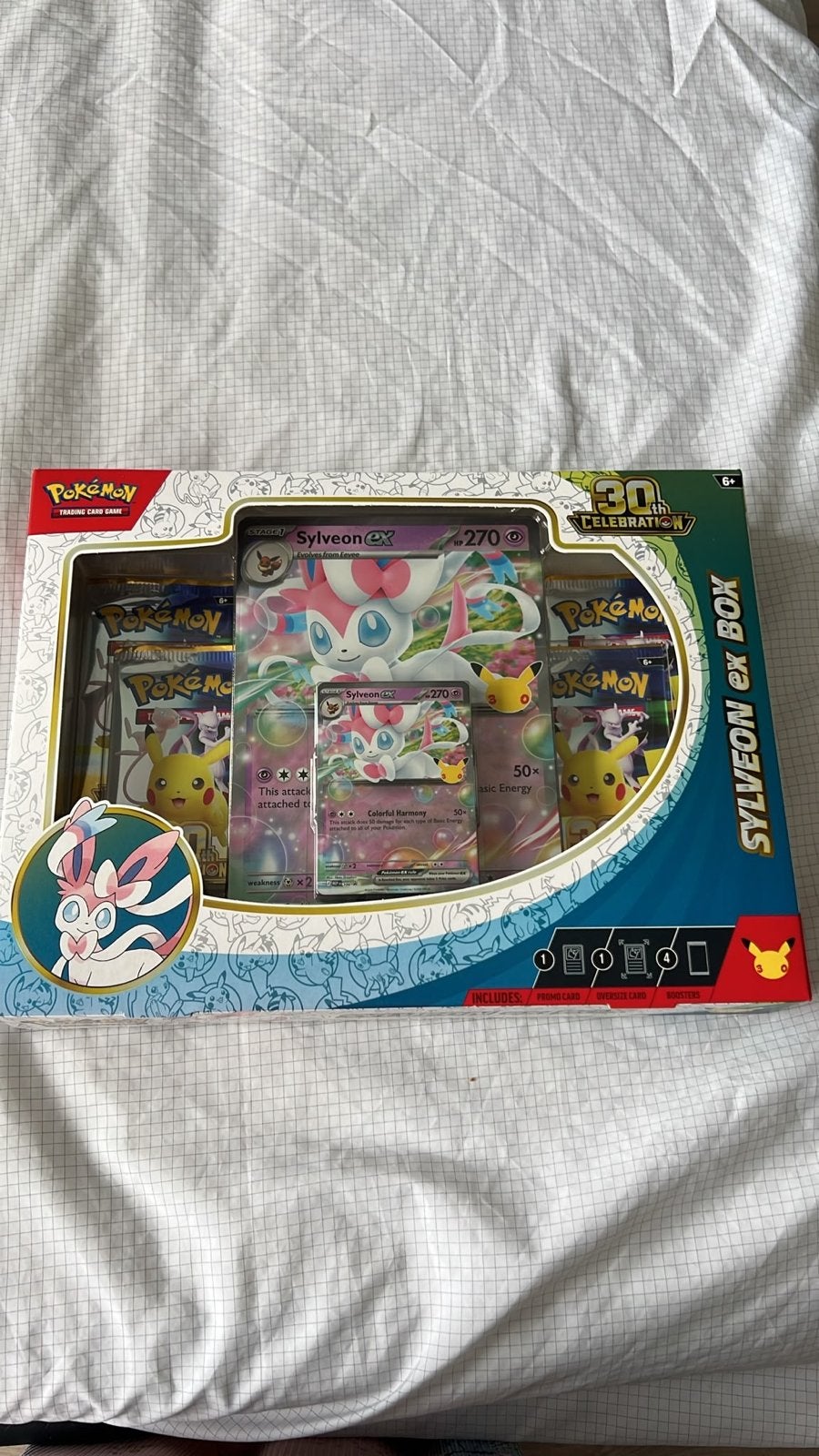 Pokémon Sylveon ex Box 30th Celebration, Ophalen of Verzenden, Nieuw, Boosterbox